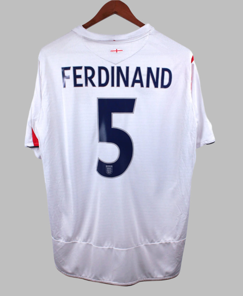 England 2006 Ferdinand Home Kit (XL)