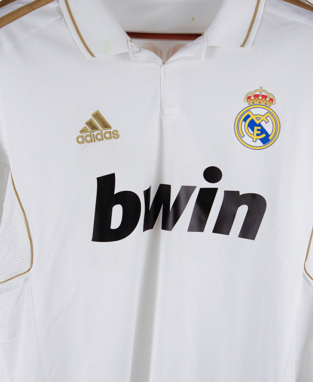 Real Madrid 2012-13 Ronaldo Home Long Sleeve Kit (YXL)