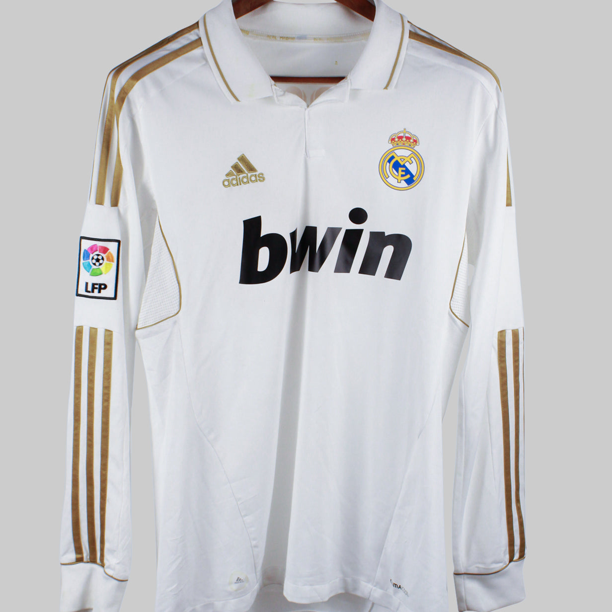Real Madrid 2012-13 Ronaldo Home Long Sleeve Kit (YXL)