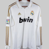Real Madrid 2012-13 Ronaldo Home Long Sleeve Kit (YXL)