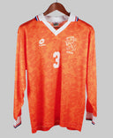Netherlands 1994-95 Rijkaard Home Long Sleeve Kit (L)