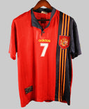 Spain 1996-97 Guardiola Home Kit  (L)