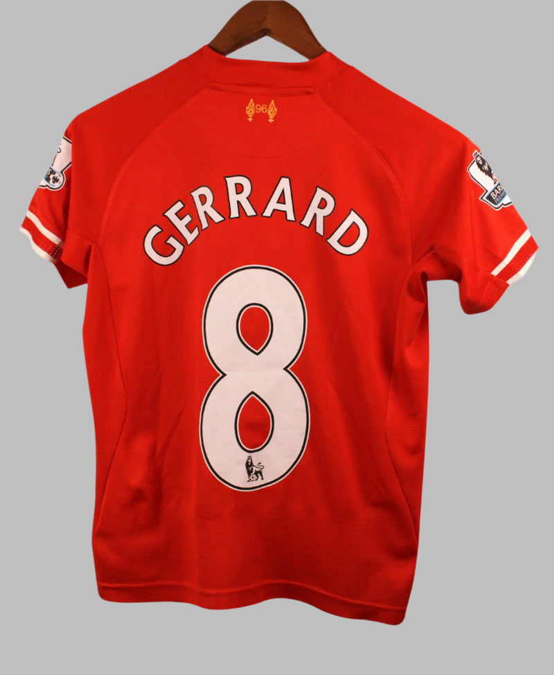 Liverpool 2013-14 Gerrard Home Jersey Shirt (YXL)