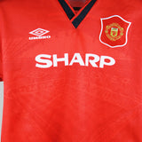 Manchester United 1994-95 Cantona Youth Home Kit (YL)