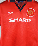 Manchester United 1994-95 Cantona Youth Home Kit (YL)