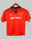 Manchester United 1994-95 Cantona Youth Home Kit (YL)
