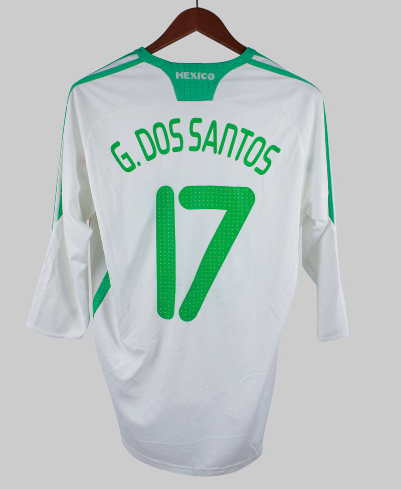 Mexico 2008-09 G. Dos Santos Away Kit (L)