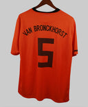 Netherlands 2010 Van Bronckhorst Home jersey shirt