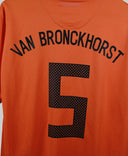 Netherlands 2010 Van Bronckhorst Home jersey shirt