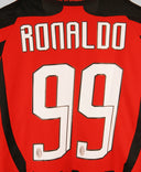 AC Milan 2007-08 Ronaldo Youth Home Kit (YXL)