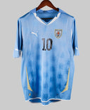 Uruguay 2010-11 Forlan Home Kit  (L)