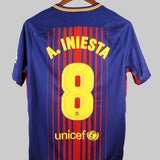 Barcelona 2014-15 A. Iniesta Home Kit (S)