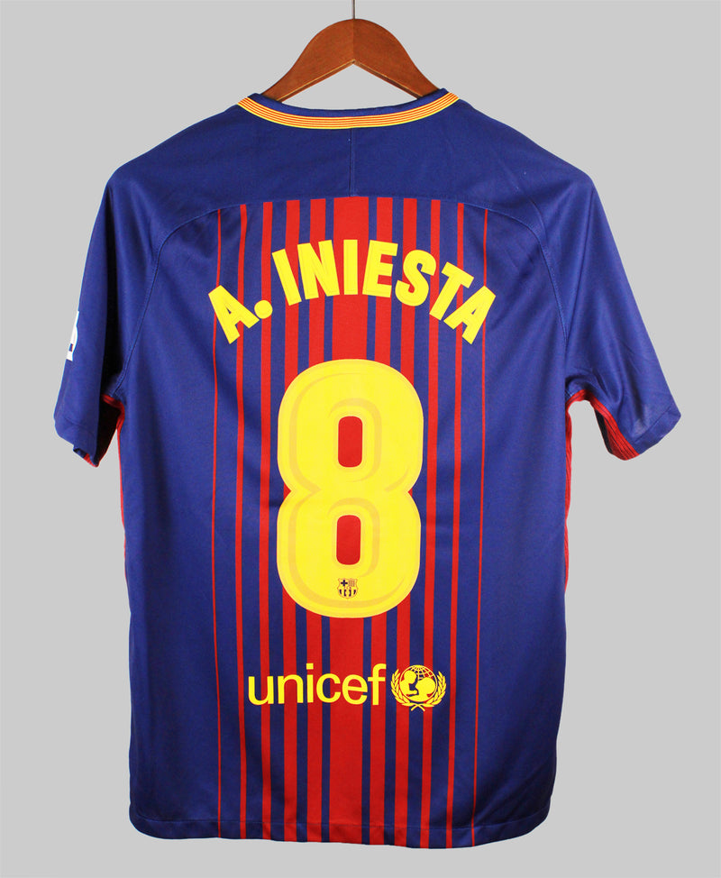 Barcelona 2014-15 A. Iniesta Home Kit (S)