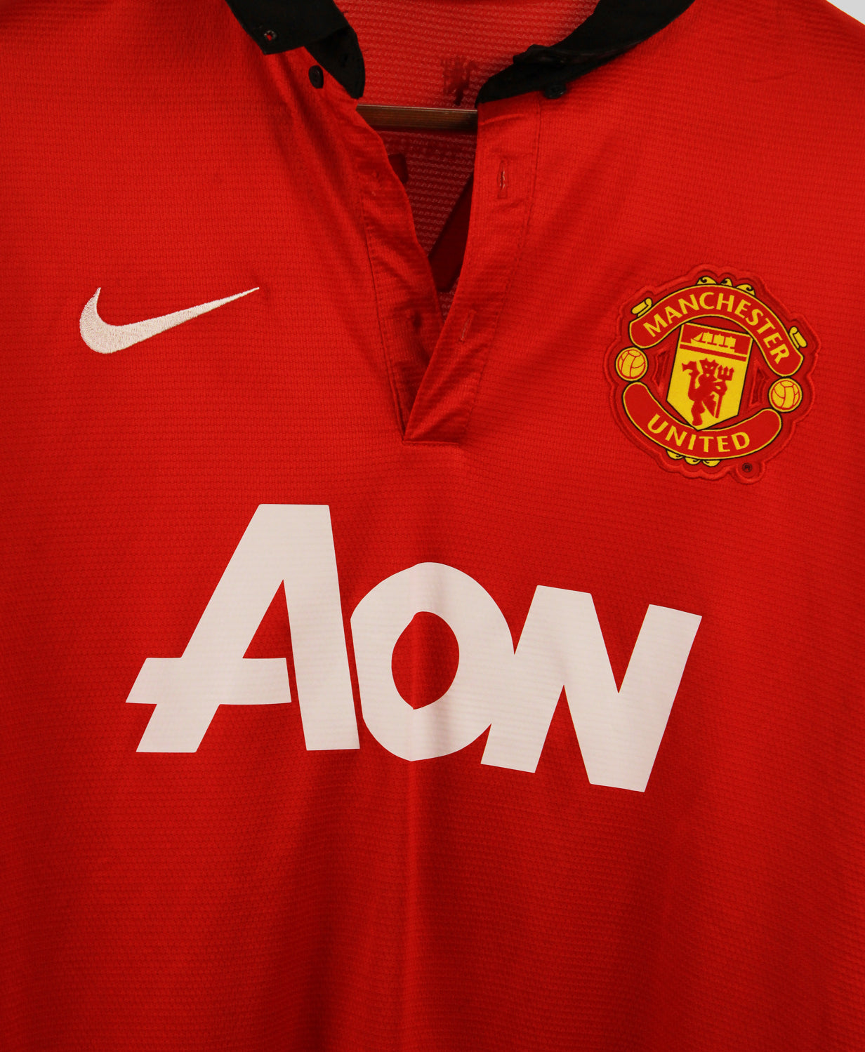 Manchester United 2013-14 Mata Home jersey shirt (L)