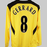 Liverpool 2008-09 Gerrard Long Sleeve Home Kit  (L)