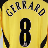 Liverpool 2008-09 Gerrard Long Sleeve Home Kit  (L)