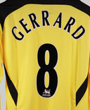 Liverpool 2008-09 Gerrard Long Sleeve Home Kit  (L)