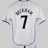 England 2001-02 Beckham Youth Home Kit (YL)