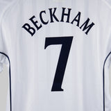 England 2001-02 Beckham Youth Home Kit (YL)