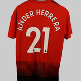 Manchester United 2018/2019 Ander Herrera Home shirt jersey Kit (L)