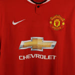 Manchester United 2014-15 Di Maria Long Sleeve Home Kit (L)