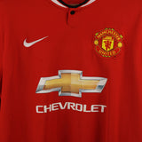 Manchester United 2014-15 Di Maria Long Sleeve Home Kit (L)