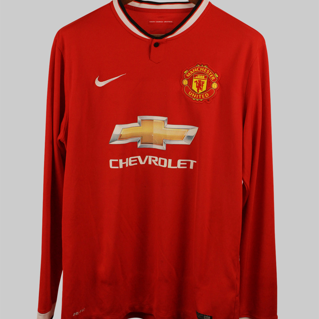Manchester United 2014-15 Di Maria Long Sleeve Home Kit (L)