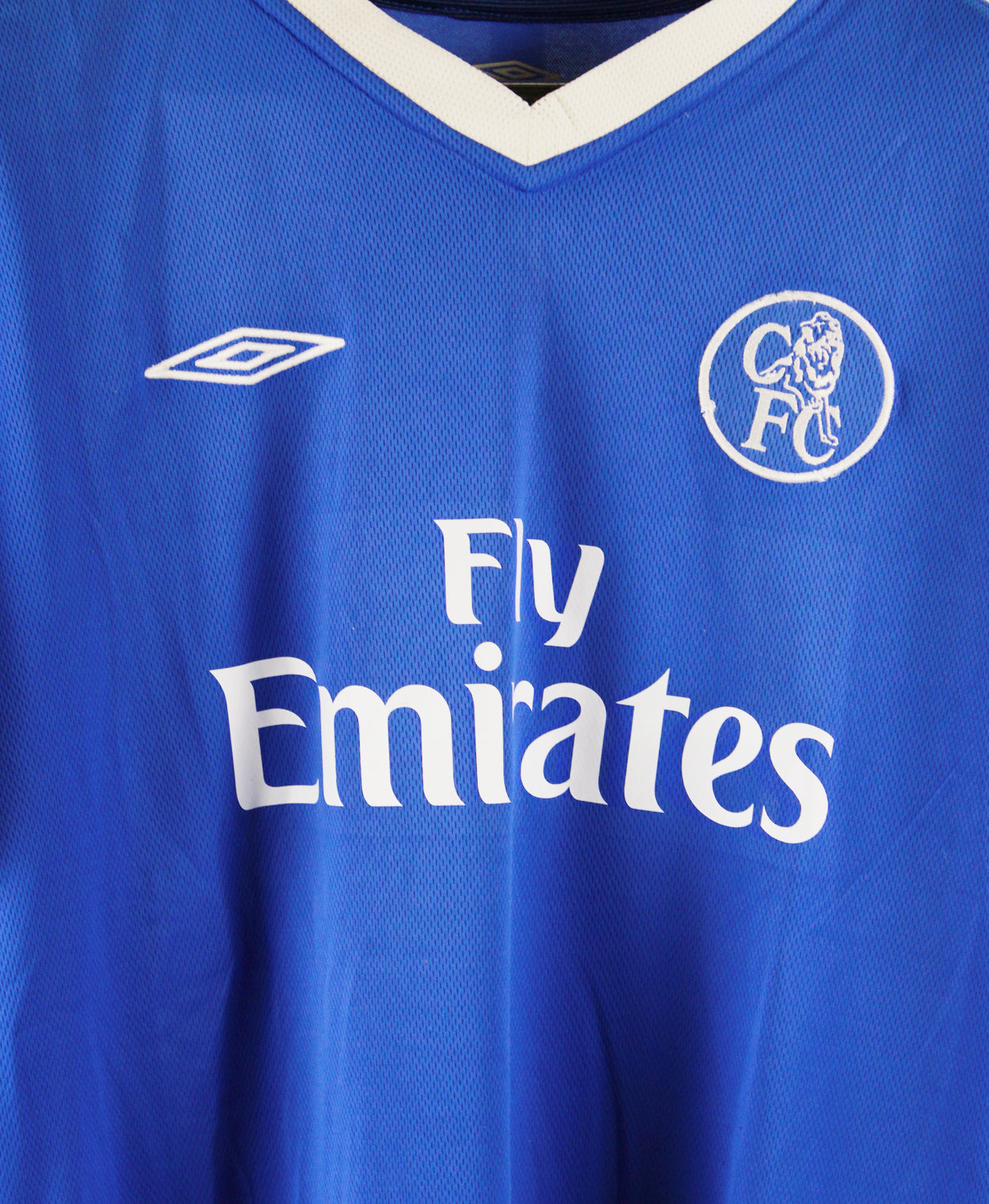Chelsea 2003-04 Mutu Home Kit  (L)