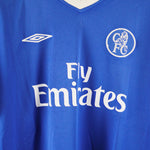 Chelsea 2003-04 Mutu Home Kit  (L)