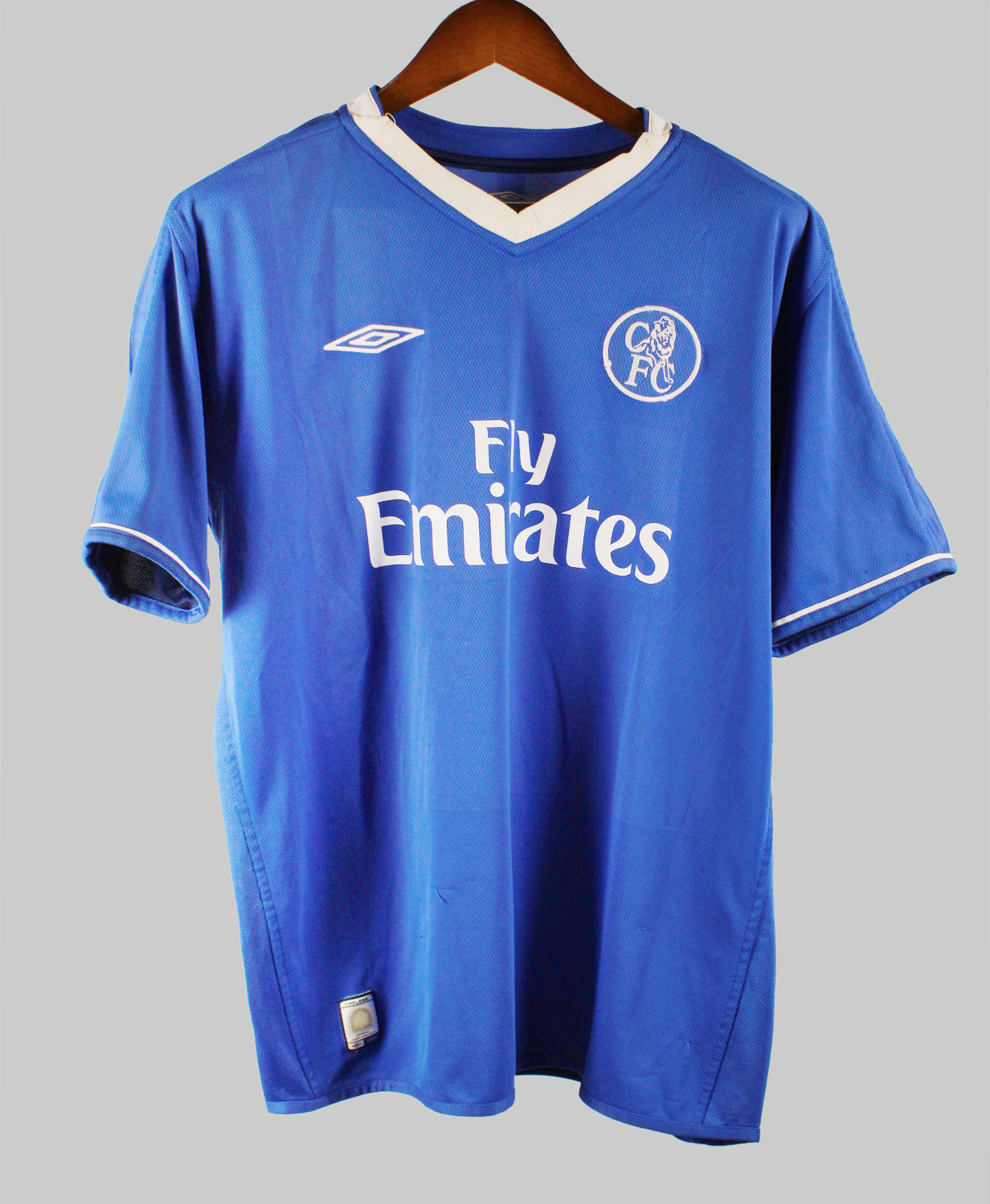 Chelsea 2003-04 Mutu Home Kit  (L)