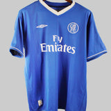 Chelsea 2003-04 Mutu Home Kit  (L)