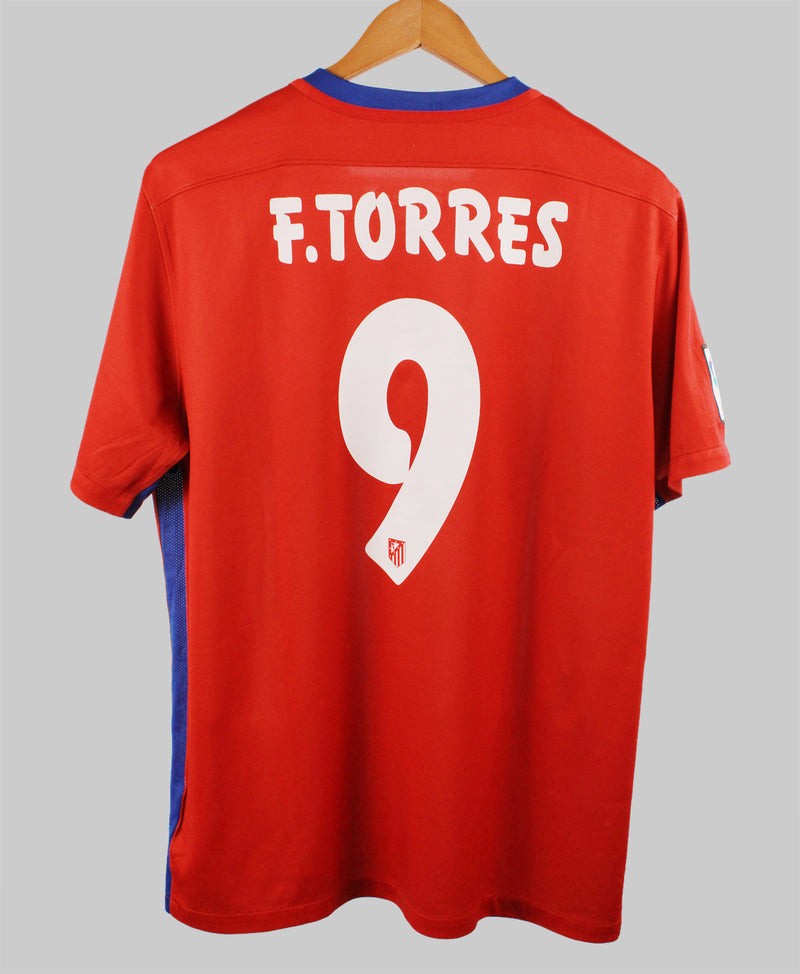 Atletico Madrid 2015-16 Torres Home Kit (L)
