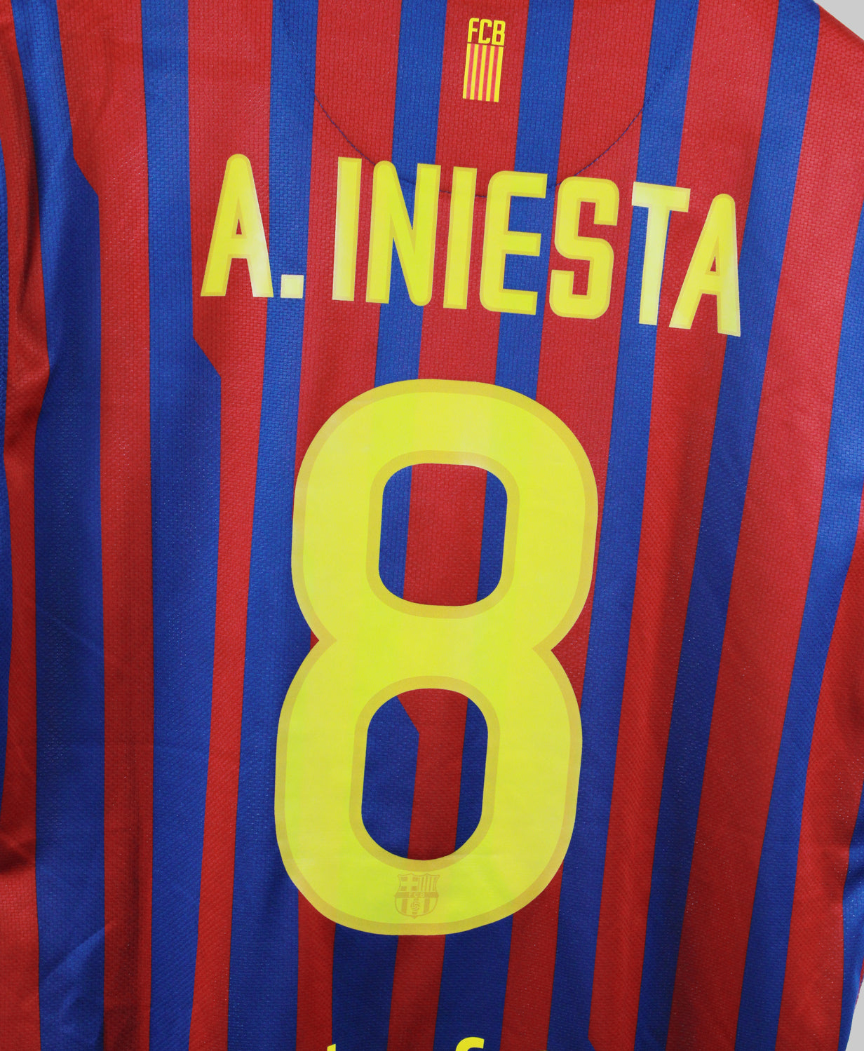 Barcelona 2011-12 Iniesta Home jersey