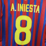 Barcelona 2011-12 Iniesta Home jersey