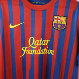Barcelona 2011-12 Iniesta  Home Kit (L)