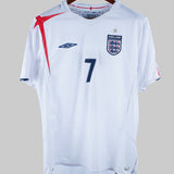 England 2006-07 Beckham Home Kit (L)