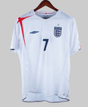England 2006-07 Beckham Home Kit (L)