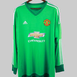 Manchester United 2015-16 De Gea Goalkeeper Home Kit (2XL)