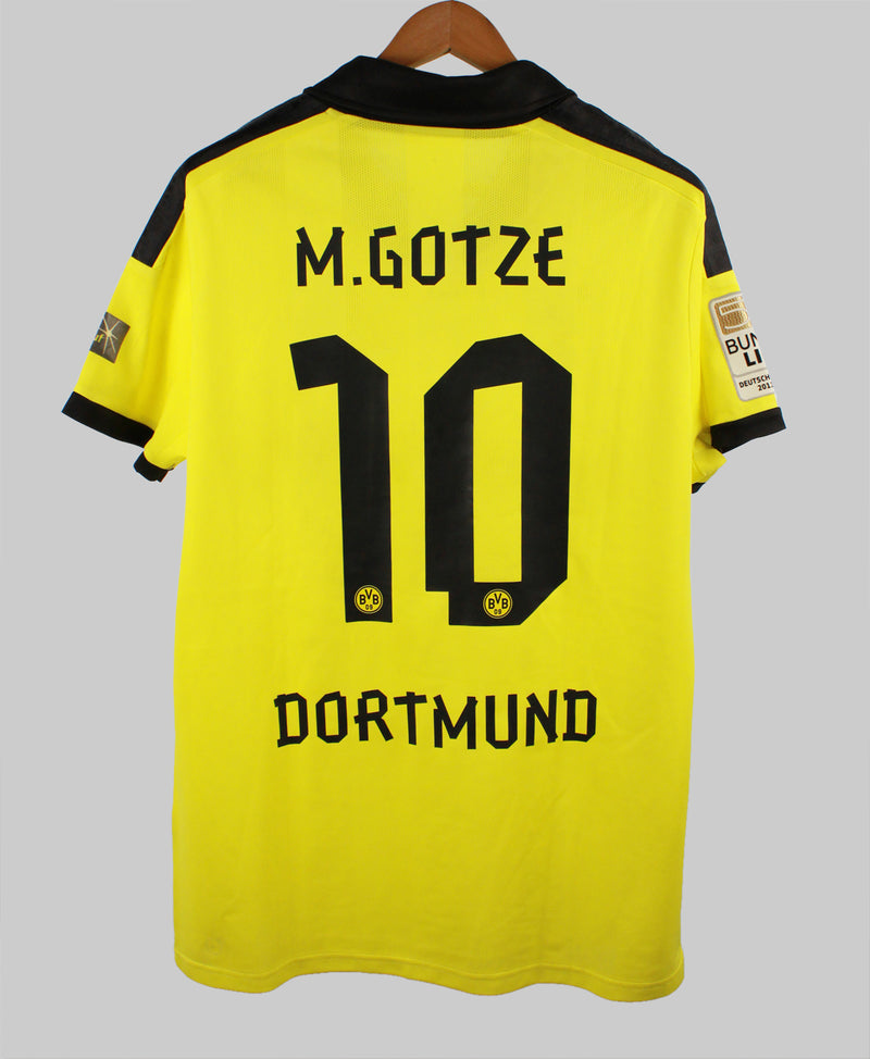 Dortmund 2012 Gotze Home jersey shirt