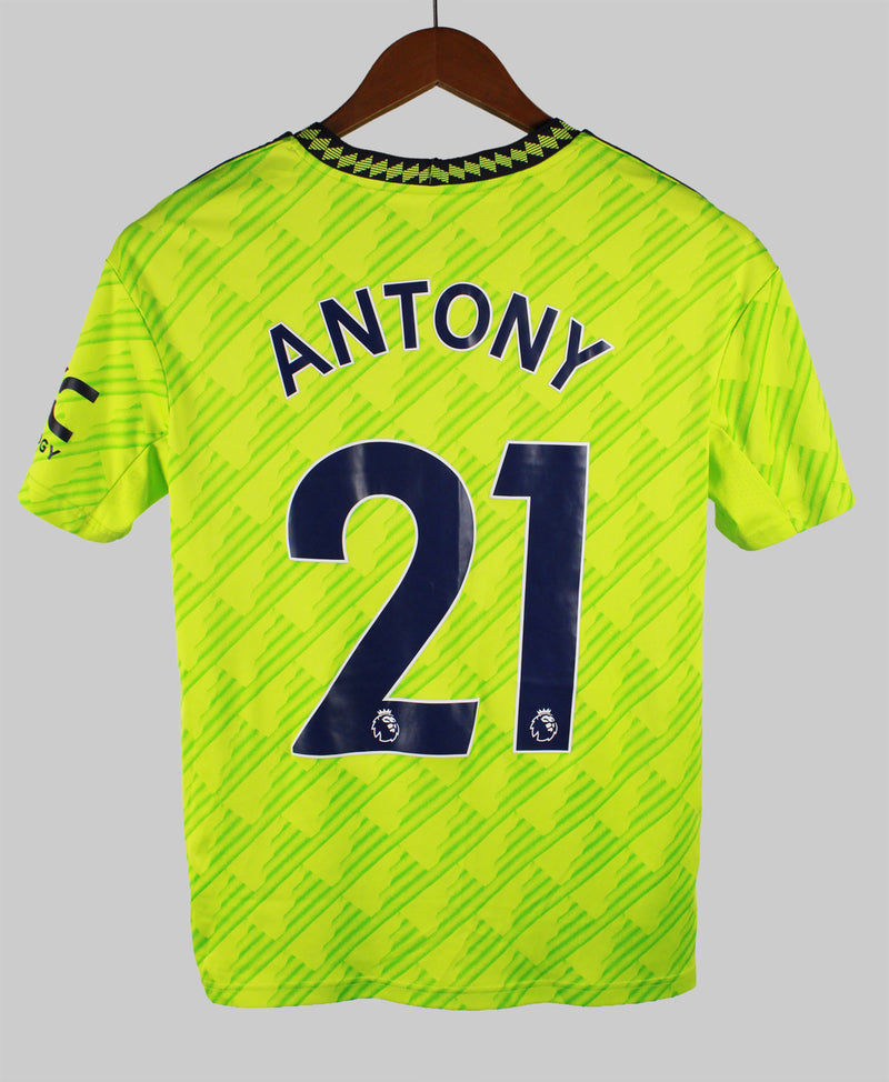 Manchester United 2022-23 Antony Youth Third Kit (YM)