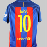 Barcelona 2016-17 Messi Home Kit (S)