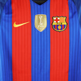 Barcelona 2016-17 Messi Home Kit (S)