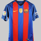 Barcelona 2016-17 Messi Home Kit (S)