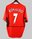 Manchester United 2003-04 Ronaldo Home Kit (XL)