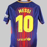 Barcelona 2017-18 Messi Home Kit (S)