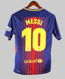 Barcelona 2017-18 Messi Home Kit (S)