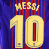 Barcelona 2017-18 Messi Home Kit (S)