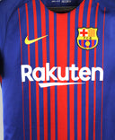 Barcelona 2017-18 Messi Home Kit (S)