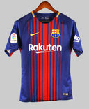 Barcelona 2017-18 Messi Home Kit (S)