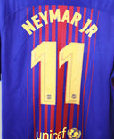 FC Barcelona 2017-18 Neymar Home Jersey
